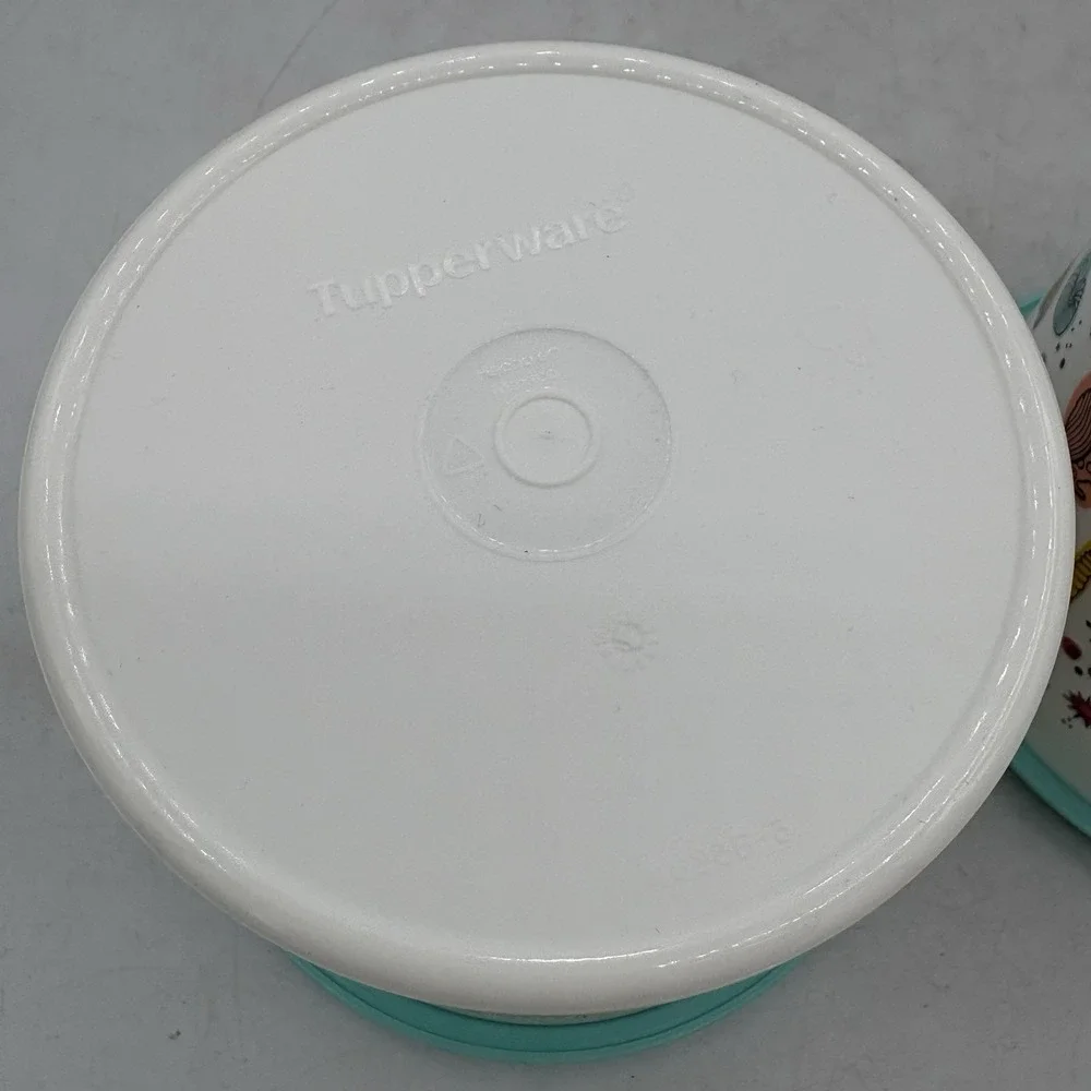 Tupperware Food Storage Utopic Shore Mini 2 Cups Shell Sea Ocean White Set of 2